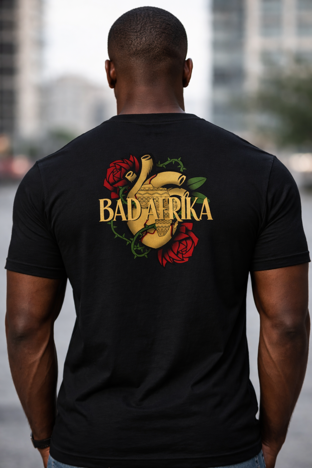 BAD AFRIKA BWS FOREVER GOLD Unisex t-shirt