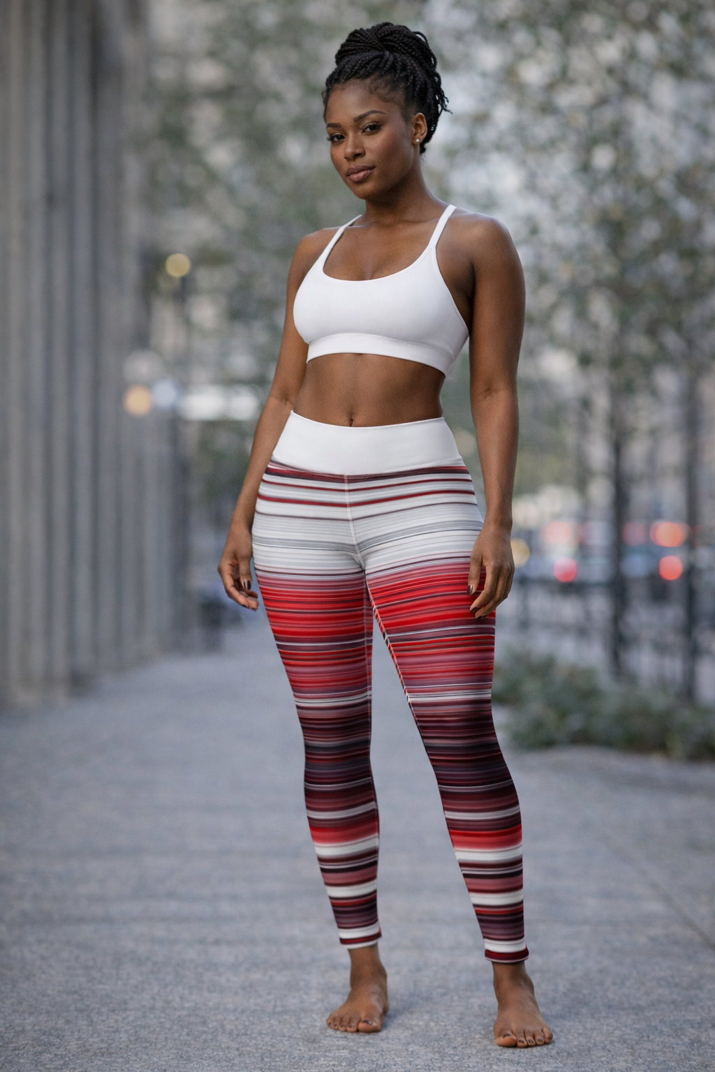 BAD AFRIKA RAGGEDY ANN Yoga Leggings