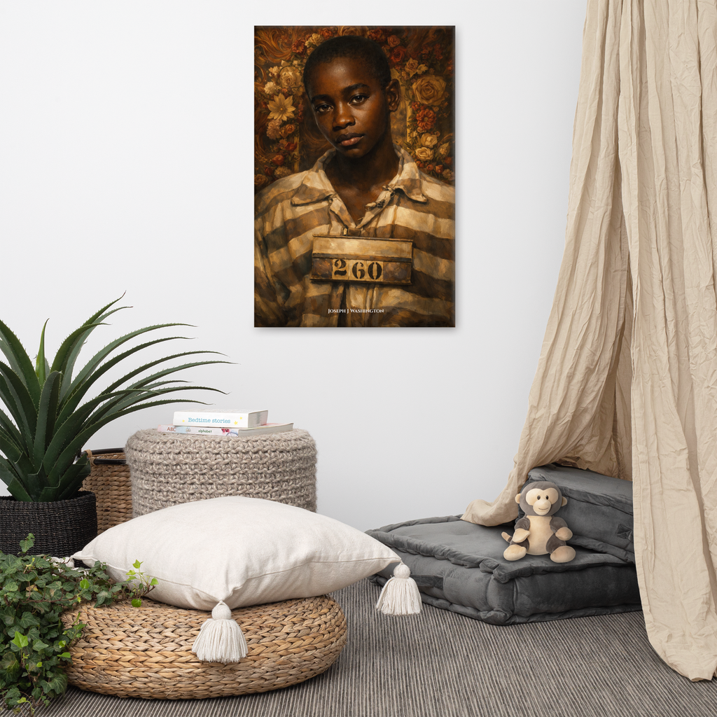 Never Forget #1 | George Stinney Jr. Canvas